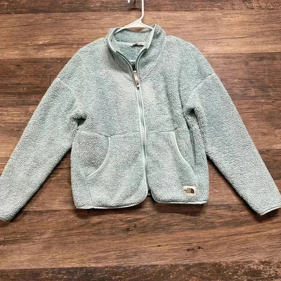 The North Face Kids Fleece Jacket - Light Blue - Picture 1 of 4